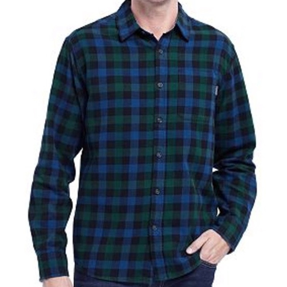 Eddie Bauer Bristol Plaid Flannel Perfect Fit